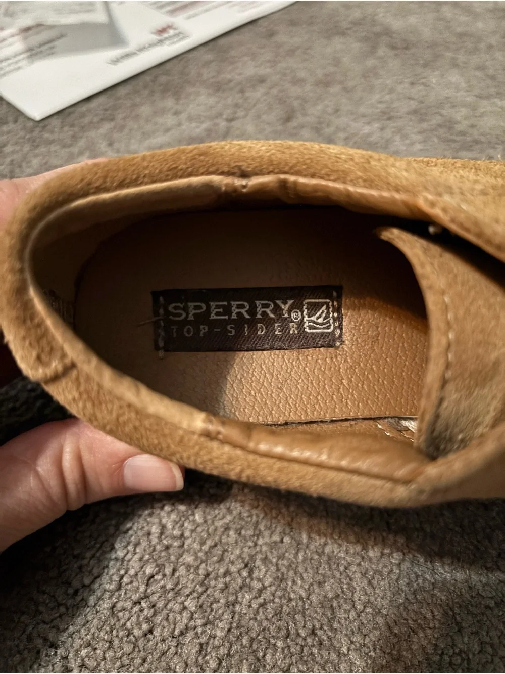 Sperry cushioned interior comfort